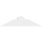 Ekena Millwork Portland Architectural Grade PVC Gable Bracket, 36"W x 9"H x 6"D x 6"F, 6/12 Pitch GBP036X09X0606POR00 - alternate 5